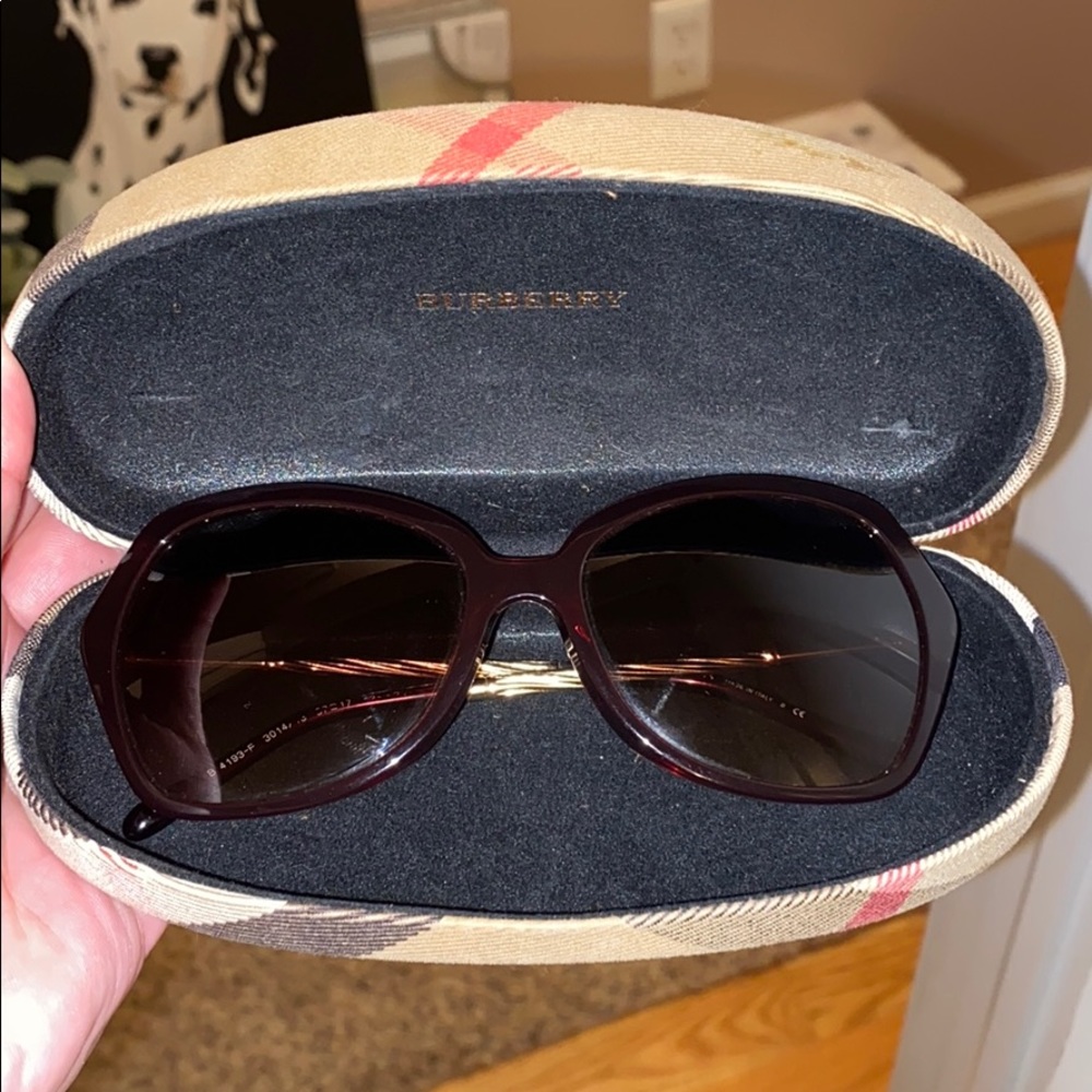 Burberry sunglasses with case